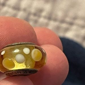 Pandora Murano Glass Yellow Charm